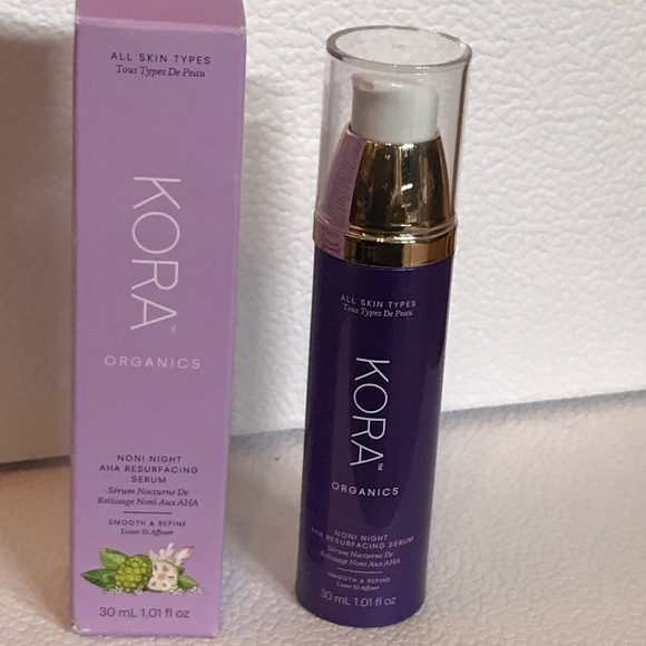 🆕 KORA ORGANICS Noni Night AHA Resurfacing Serum 30 mL NIB - Picture 2 of 9